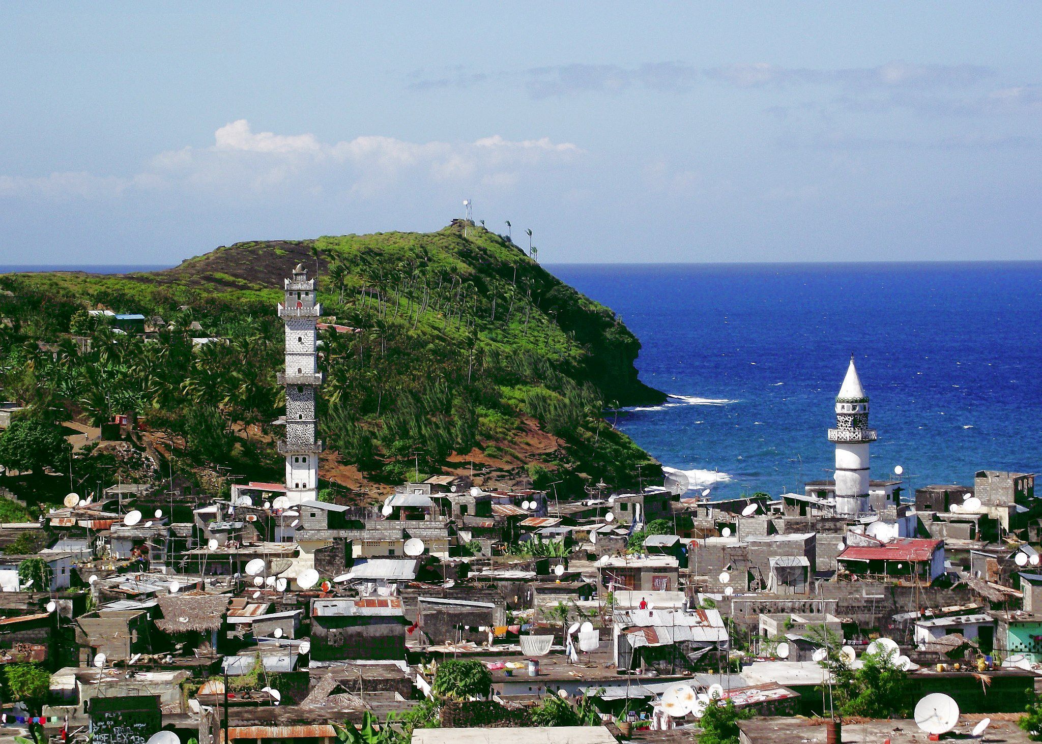 Town on the island of Anjouan, Comoros