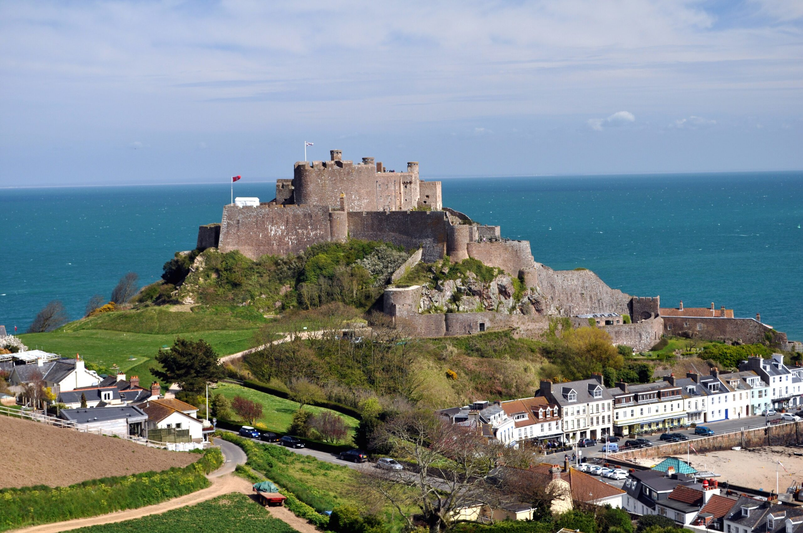Mont Orgueil Castle at Gorey, Jersey