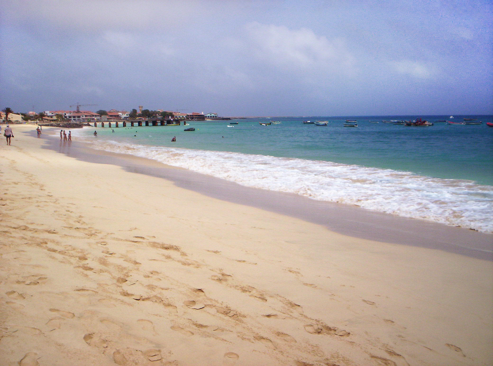 Santa Maria beach on the island of Sal, Cabo Verde