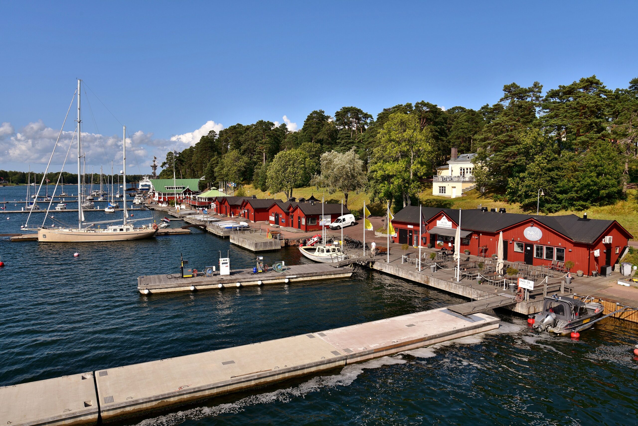 Marina in Mariehamn, Åland